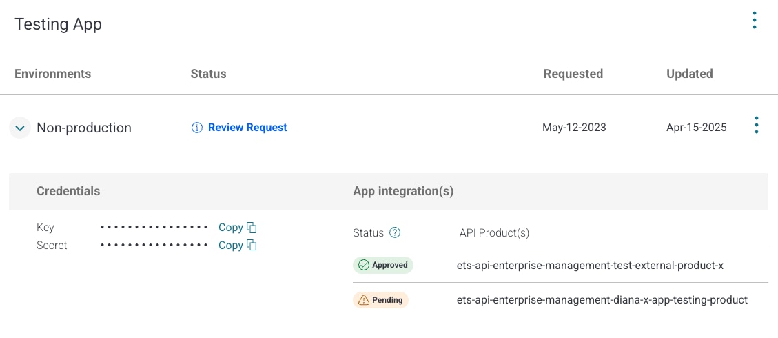Keys Secrets Screenshot